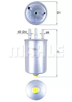 Фільтр паливний 1.8TDCI 90PS, MAHLE/KNECHT (KL511)