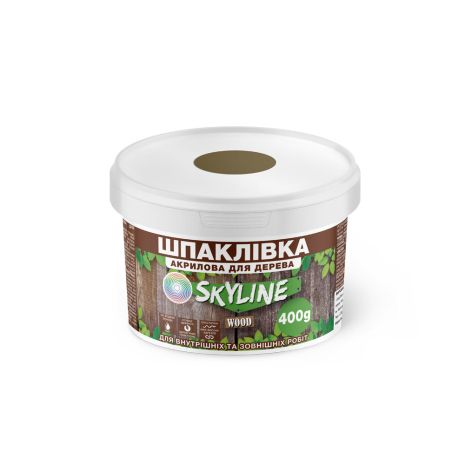 Шпаклівка для дерева готова до застосування акрилова SkyLine Wood Бук 400 г