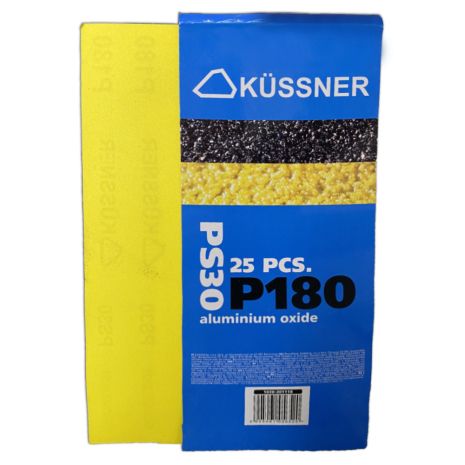 Папір наждачний Kussner PS30, Р180, 115 x 280 мм, уп. 25 шт.
