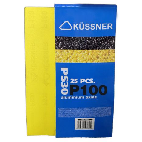Папір наждачний Kussner PS30, Р100, 115 x 280 мм, уп. 25 шт.
