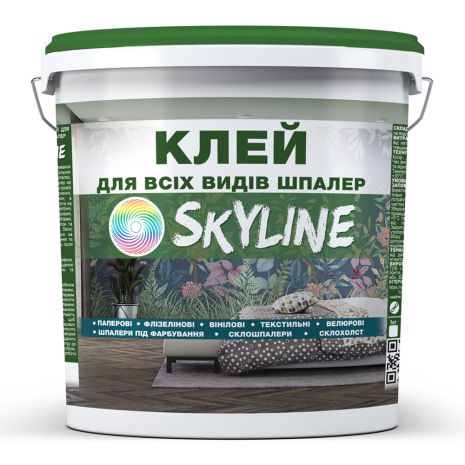 Клей суперміцний "Skyline" для всіх видів шпалер 1 кг.