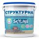 Краска СТРУКТУРНАЯ для создания рельефа стен и потолков SkyLine 16 кг