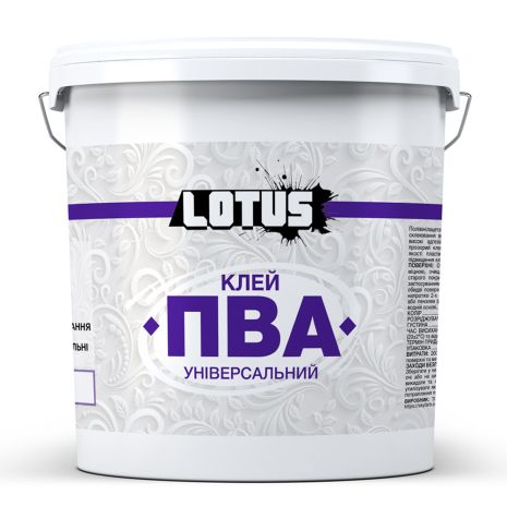 Клей ПВА універсальний LOTUS 1 кг.