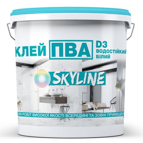 ПВА Клей міцний універсальний водостійкий D3 SkyLine 1 кг