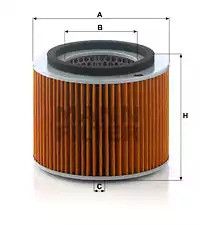 Фільтр повітряний NISSAN PATROL, MANN-FILTER (C18006)