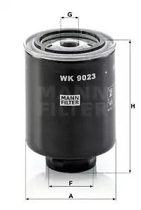Паливний фільтр, MANN (WK9023Z)