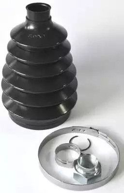 Пыльник полимерный ШРУС со смазкой и металлическим креплением, SPIDAN (22198)