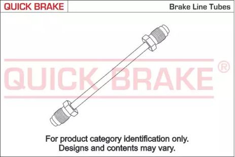 Трубопровод тормозного привода, QUICK BRAKE (CU3100AA)