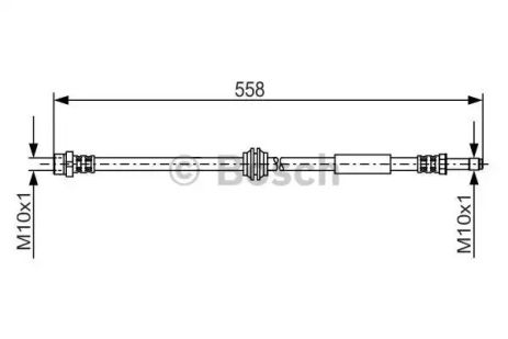 Тормозной шланг BOSCH (1987481182)
