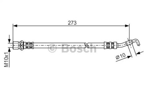 Гальмівний шланг, BOSCH (1987476212)