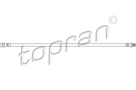 Гальмівний шланг. задній, TOPRAN (401064)