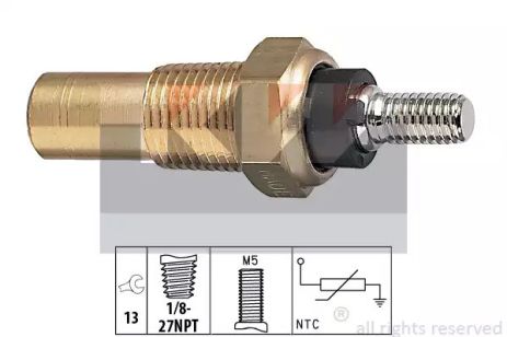 Датчик температуры FORD ESCORT, FORD FIESTA, FORD TRANSIT, KW (530082)