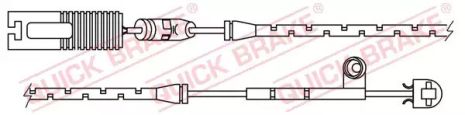 WS 0191 A QUICK BRAKE Датчик износа тормозных колодок (передних) BMW 3 (E46) 98-05 (L=665mm), QUICK BRAKE (WS0