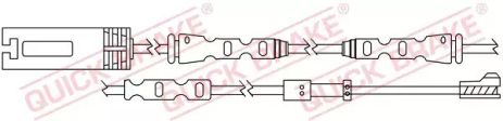 WS 0324 A QUICK BRAKE Датчик зносу гальмівних колодок (передніх) BMW 1 (E81/82)/3 (E90-93) 04-11 (L, QUICK BRA