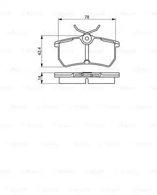 Колодки тормозные, BOSCH (0986495227)