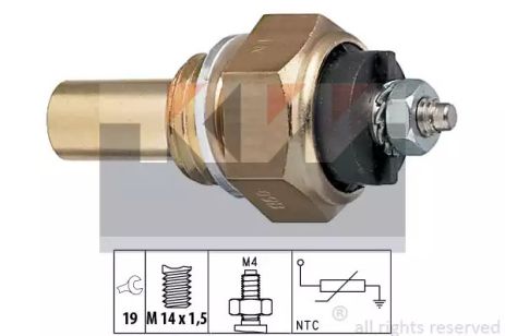 Датчик температуры MERCEDES-BENZ T2/LN1, KW (530112)