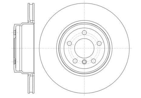 Диск гальмівний BMW X6, BMW X5, ROAD HOUSE (6133710)