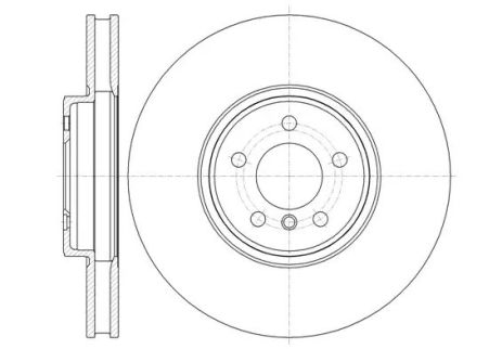 Диск тормозной BMW X6, BMW X5, ROAD HOUSE (6133310)