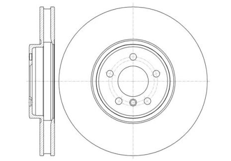 Диск тормозной BMW X6, BMW X5, ROAD HOUSE (6133310)