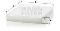 Фільтр повітряний кондиціонера (салона), MANN (CU2559)