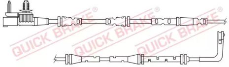 Датчик износа тормозных колодок, QUICK BRAKE (WS0419A)