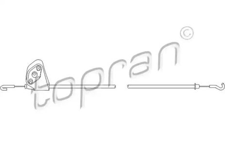 Система керування ручки дверей, TOPRAN (109076)