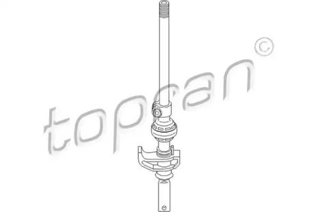 Шток вилки перемикання передач, TOPRAN (109307)