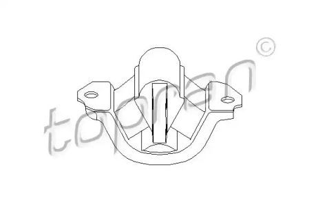 Подушка двигателя перед., TOPRAN (201369)