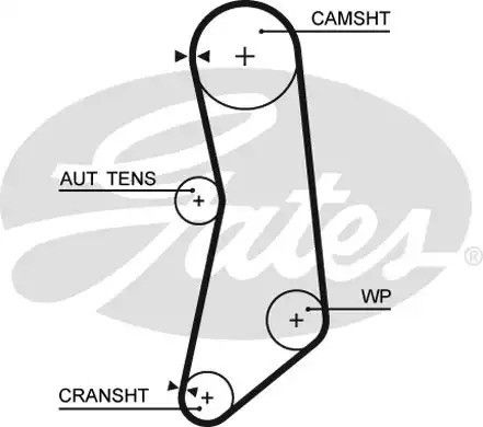 Ремінь ГРМ, GATES (5626XS)