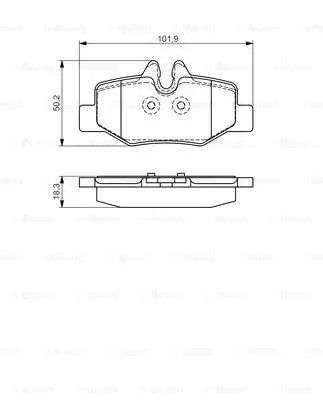 Колодки гальмівні, BOSCH (0986495088)