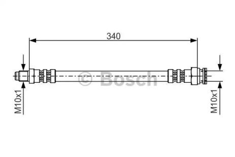 Гальмівний шланг BOSCH (1987476393)