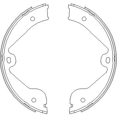 Колодки гальмівні WOKING (Z473500)
