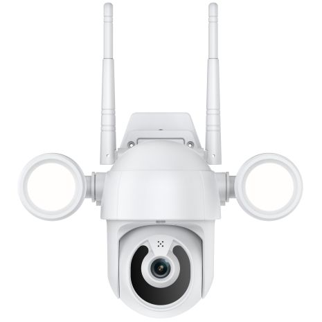 Поворотная уличная WiFi IP камера видеонаблюдения USmart OPC-02w, с прожектором и ИК подсветкой, 5 Мп, PTZ, поддержка Tuya