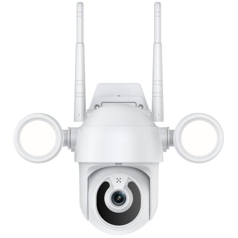 Поворотная уличная WiFi IP камера видеонаблюдения USmart OPC-02w, с прожектором и ИК подсветкой, 5 Мп, PTZ, поддержка Tuya