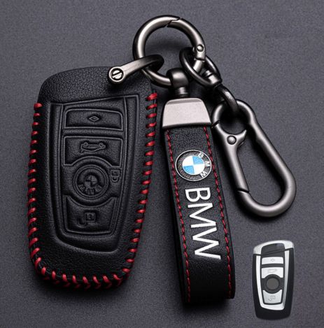 Чехол и брелок для ключа BMW №2-3 кнопки