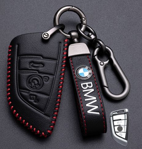 Чехол и брелок для ключа BMW №3-3 кнопки