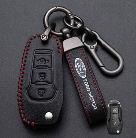 Чехол и брелок для ключа Ford №4-3 кнопки,выкидной