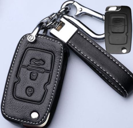 Чехол и брелок для ключа Geely №1-3 кнопки,выкидной Emgrand X7, EC7, MK cross, GC6