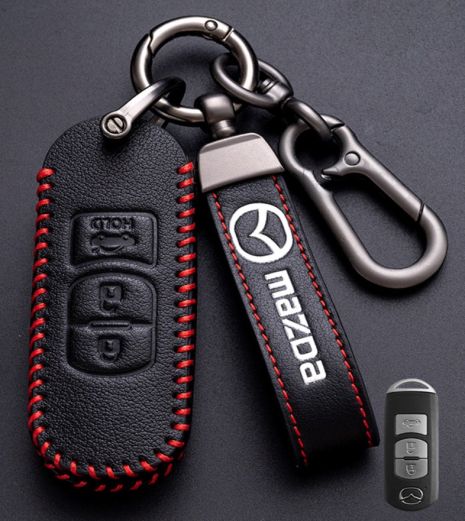 Чехол и брелок для ключа Mazda №1-3 кнопки