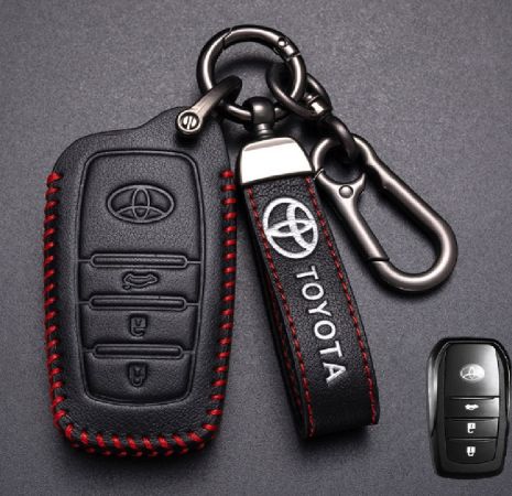 Чехол и брелок для ключа Toyota №3-3 кнопки
