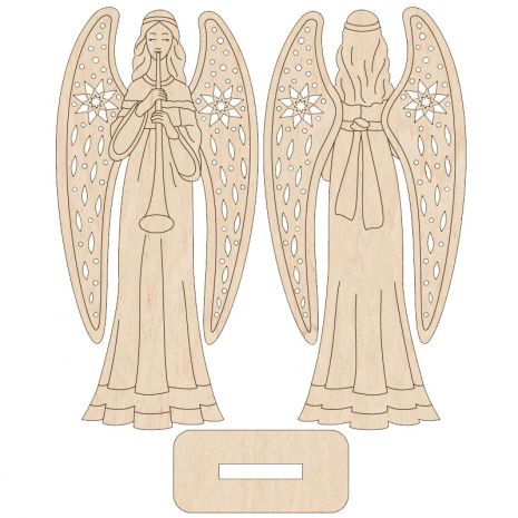 Ангел двусторонний на подставке