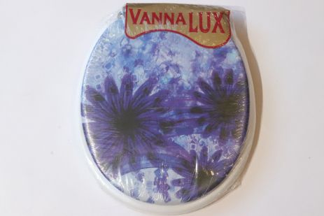 Крышка сиденье на унитаз мягкая Vanna Lux Турция белая