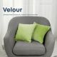 Подушка декоративная "VELOUR" 40*40 см салатовый