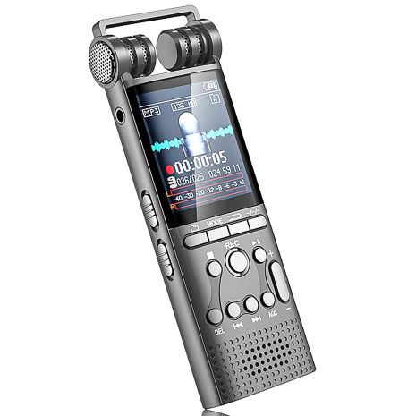 Професійний цифровий диктофон Savetek GS-R06, стерео, 8 Гб + підтримка карт SD