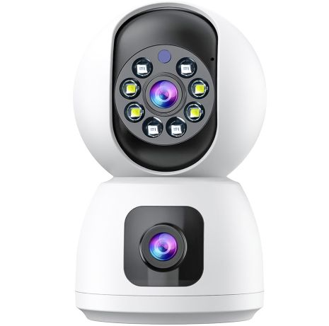 Поворотная WiFi камера видеонаблюдения, видеоняня uSafe IC-01DL-PTZ, с датчиком движения и ночной подсветкой, 4 МП