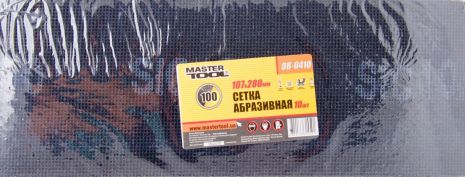 Сетка абразивная зерно 100 107х280 мм 10 шт MASTERTOOL 08-0410