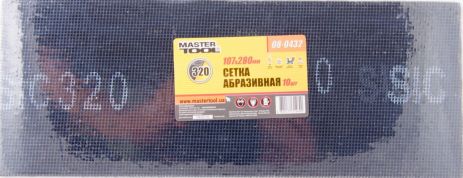 Сетка абразивная зерно 320 107х280 мм 10 шт MASTERTOOL 08-0432