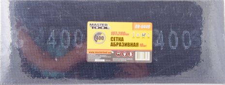 Сітка абразивна зерно 400 107х280 мм 10 шт MASTERTOOL 08-0440