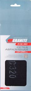 Сетка абразивная GRANITE зерно 320 107х280 мм 10 шт MASTERTOOL 8-02-320