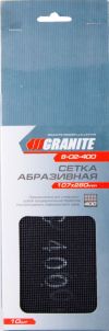 Сетка абразивная GRANITE зерно 400 107х280 мм 10 шт MASTERTOOL 8-02-400